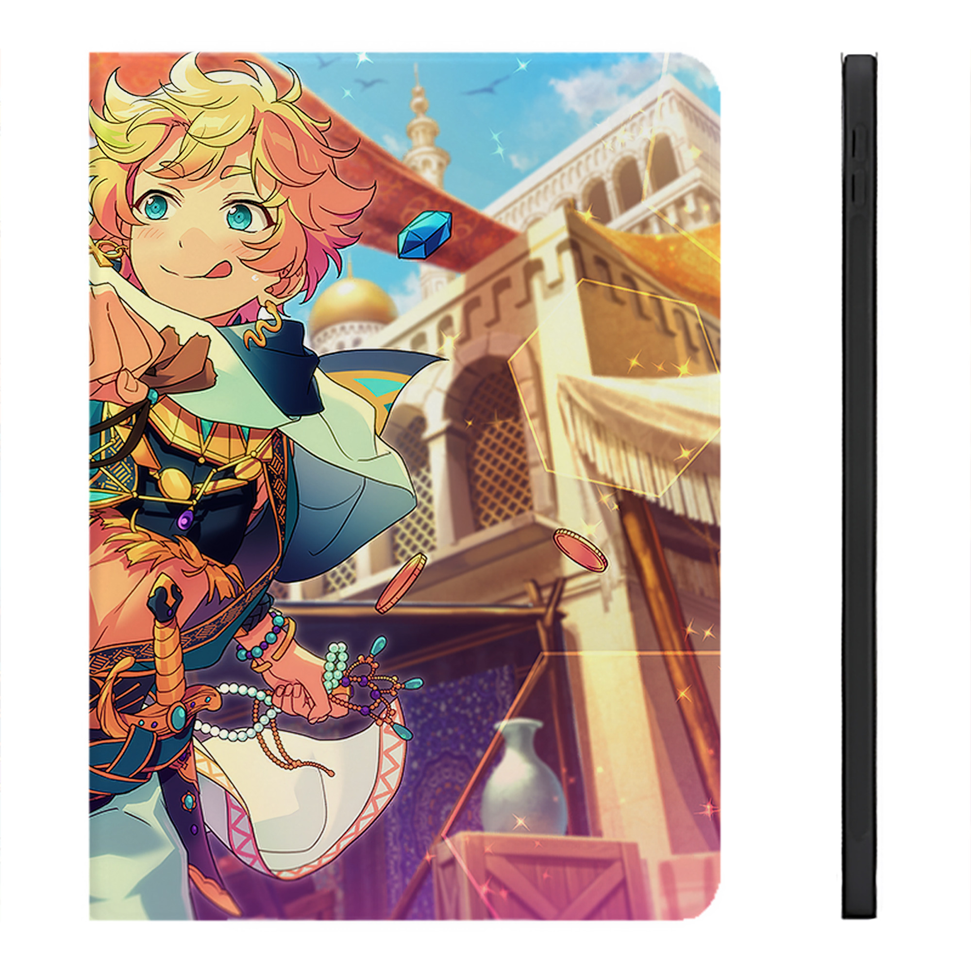 （画像用） あんさんぶるスターズ! Ensemble Stars IPadケース ペンホルダー付き ブックスタイルデザイン